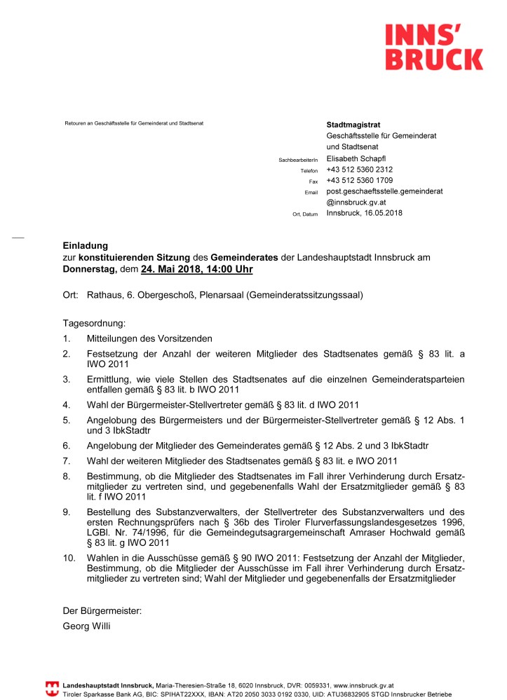 Hier steht der Betreff